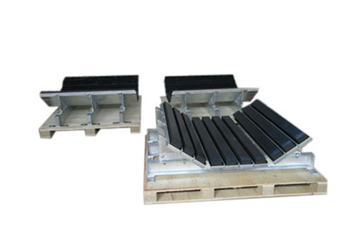 cama de impacto para transportador resistente a la abrasión y protectora