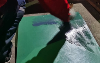 instalación y reemplazo de revestimiento de caucho para poleas de correas transportadoras en minería