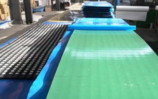 revestimiento cerámico para poleas de transportador