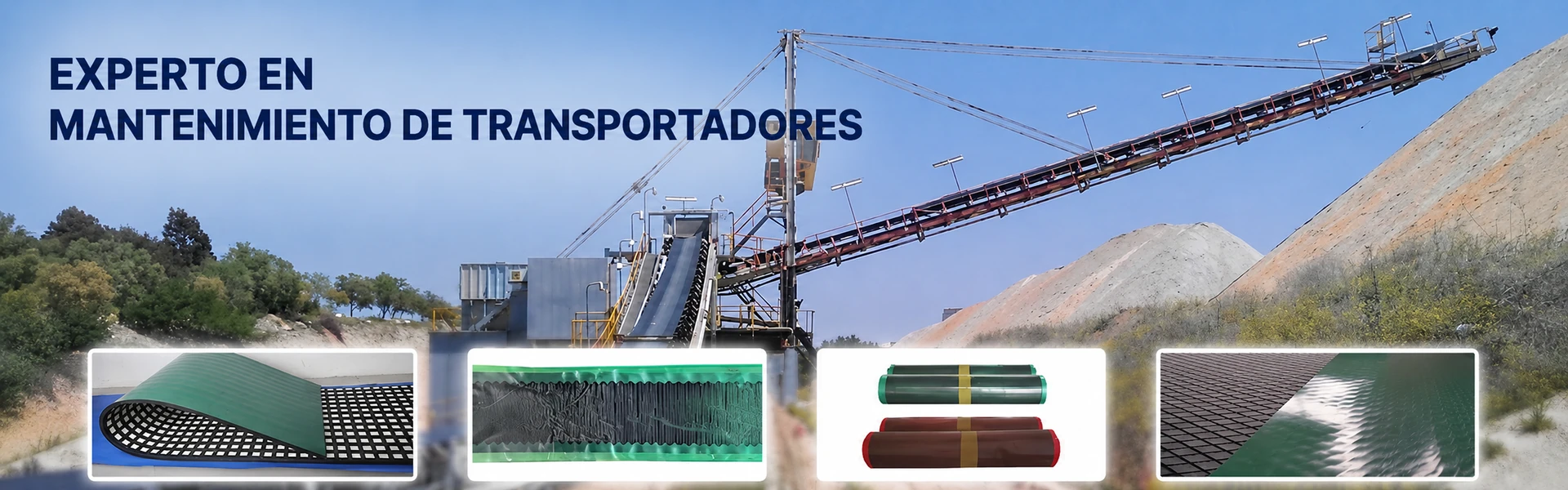 Materiales de Reparación y Mantenimiento para Bandas Transportadoras